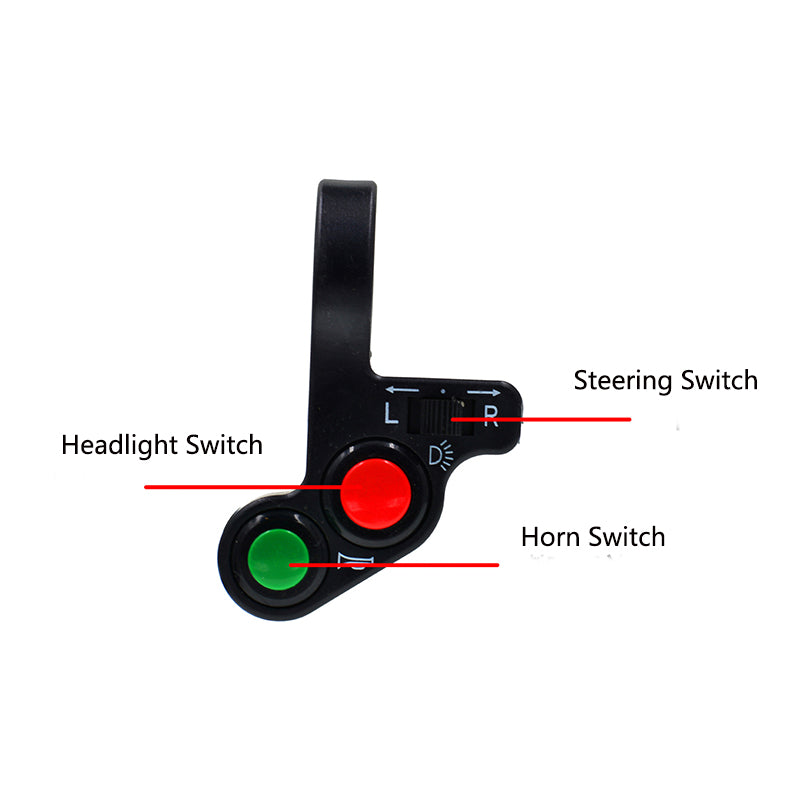 Motorcycle Handlebar Switch Multifunction for Headlight Horn Turn Signal