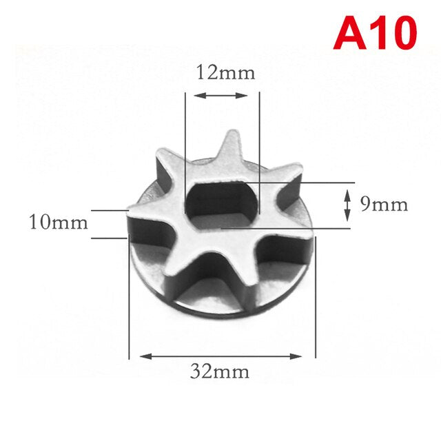 Piñón de motosierra para motosierra E 5016-6018 3-6 dientes 9x12 -8x10 -10 -14 -16mm-5-pk