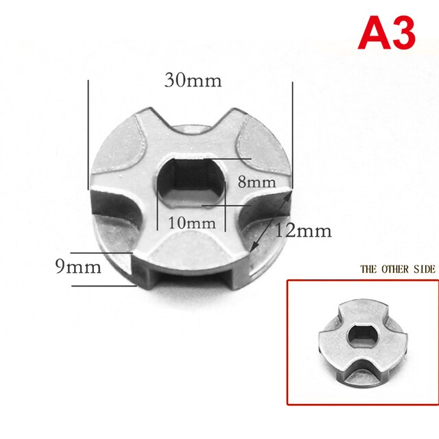 Piñón de motosierra para motosierra E 5016-6018 3-6 dientes 9x12 -8x10 -10 -14 -16mm-5-pk