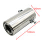 Car Auto Exhaust Pipe Tip-Muffler Universal 50mm x 105mm