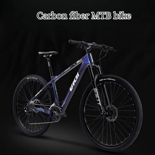 29-Inch 30-speed MTB with Carbon Fiber Frame and Dual Hydraulic Brakes