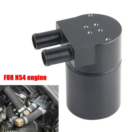 Car Auto UNIVERSAL Aluminum Alloy Reservoir Oil Catch Can Tank for BMW N54 335i