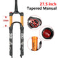 Mountain Bike MTB Front Fork 26 27.5 29 In Air Suspension for Disc Brake MTB