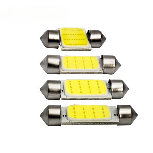 Adorno de luz LED para Interior de coche C10W C5W 12V luz blanca 6500K 12SMD