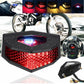 Luces LED para motocicleta, luz de marcha, matrícula, lámpara de freno