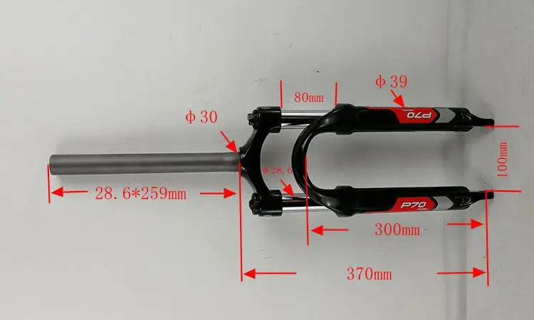 Suspensión MTB de bicicleta de montaña 20 en freno de disco de horquilla para bicicleta plegable BMX 20