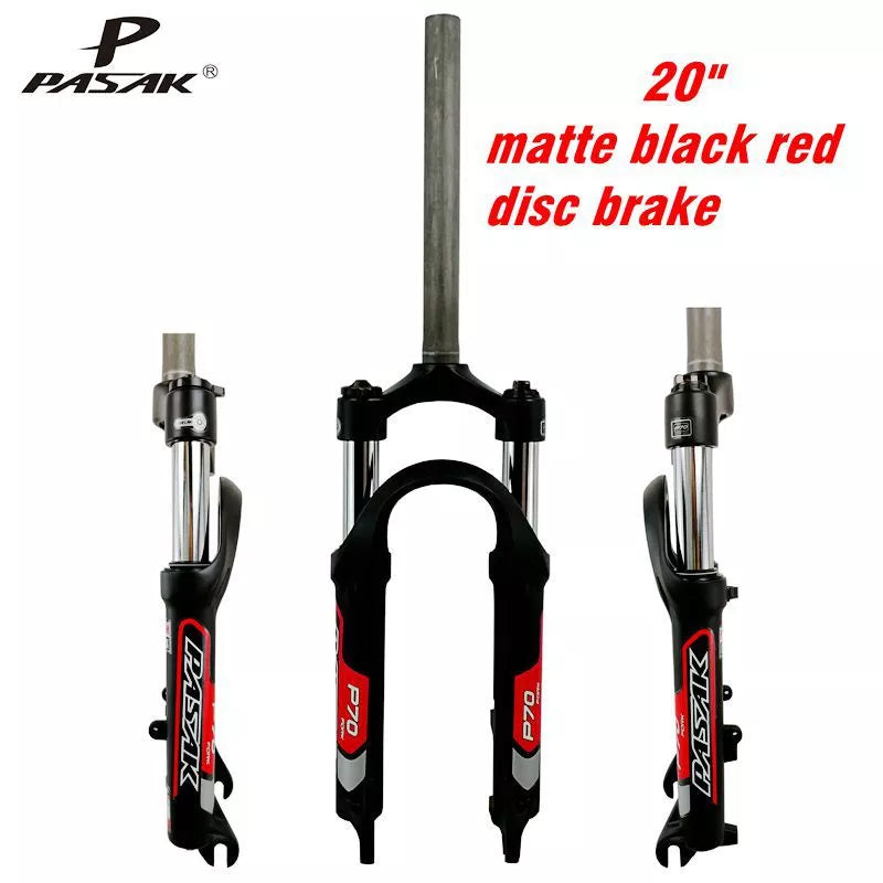 Mountain Bike MTB Suspension 20 In Fork Disc Brake For BMX Folding 20 Bike