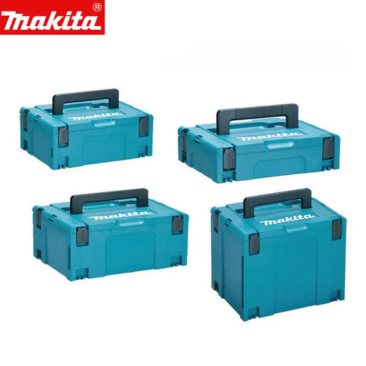 Makita MAKPAC Taladro eléctrico multicapa Equipo multifuncional Caja de herramientas