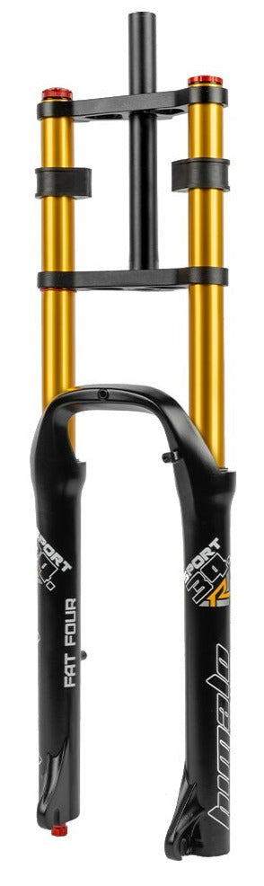 Mountain Fat Bike MTB double shoulder air suspension fork 26 - 4 in 135 mm