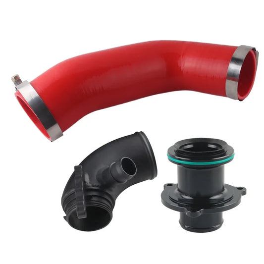 Car Auto Intake Hose Pipe Turbo Inlet Elbow Muffler Delete for VW Golf Audi A3