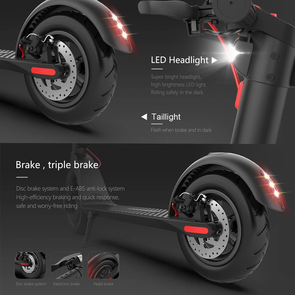 HX X8 10AH Electric Scooter 350W 25KM/H Foldable Electric Kick E Scooter 10 Inch Escooter For Adults