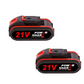 88VF-21V Battery EU Plug 1500mAh for Chainsaws String Trimmers w Charger