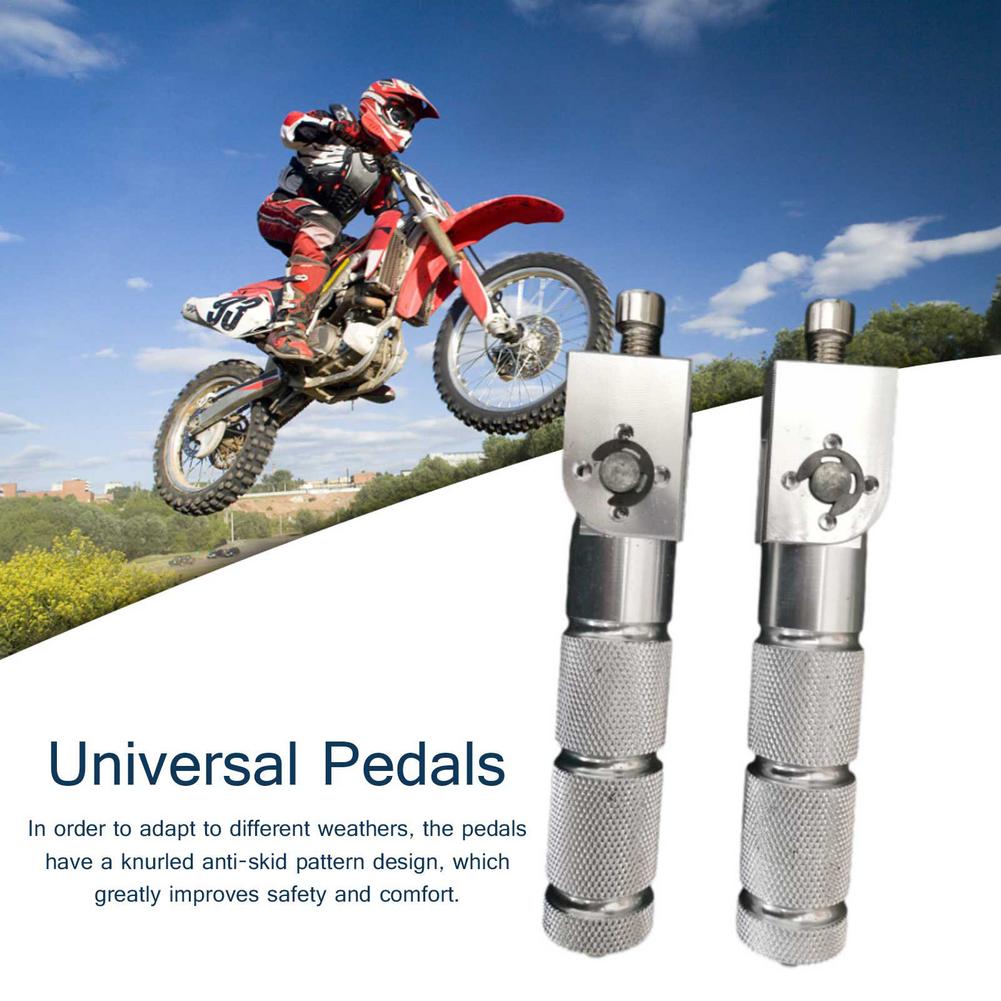 Motorcycle universal foldable footrests 8mm