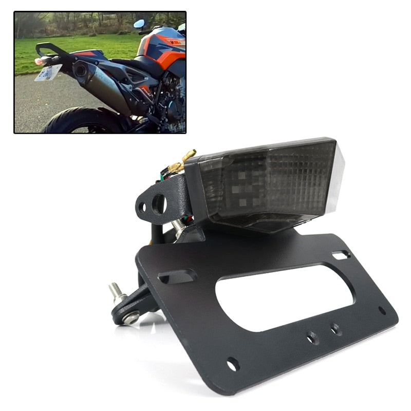 Kit de soporte para matrícula de luz trasera de motocicleta para KTM 790 890 Duke-R