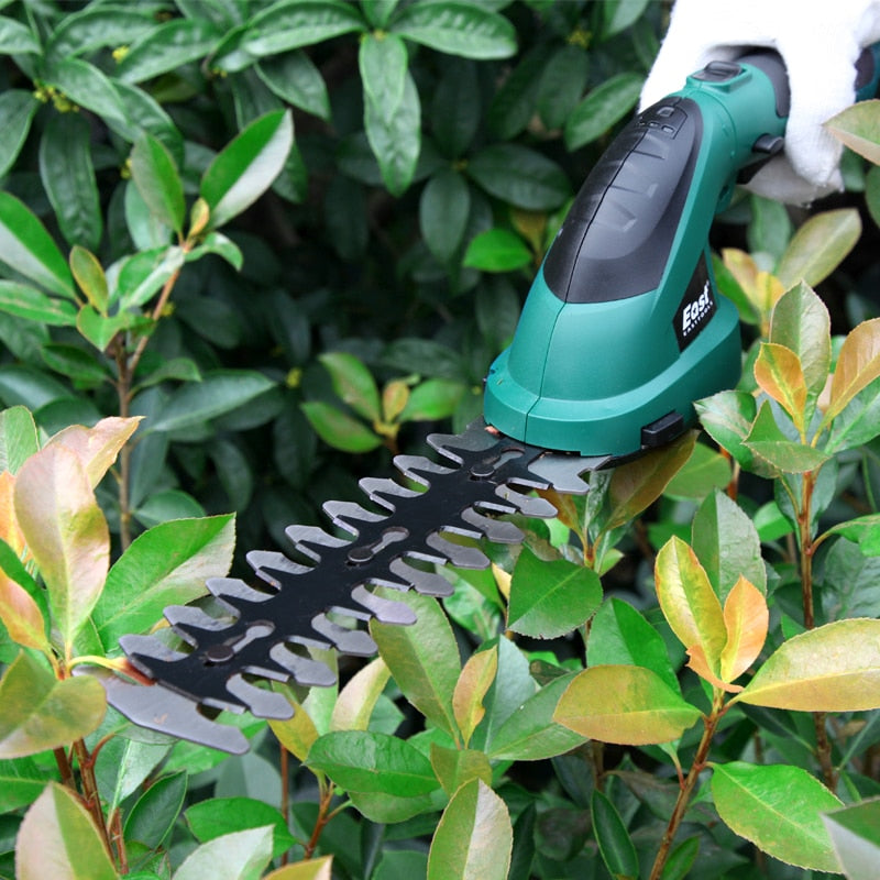 7.2V Hedge Trimmer 2-in-1 Grass Trimmer with Battery and Charger