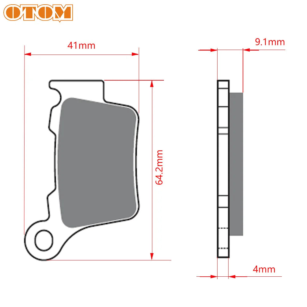 Pastillas de freno traseras para motocicleta R04 para KTM SX-F XC-FW EXC MXC HUSQVARNA FC FE TC TE