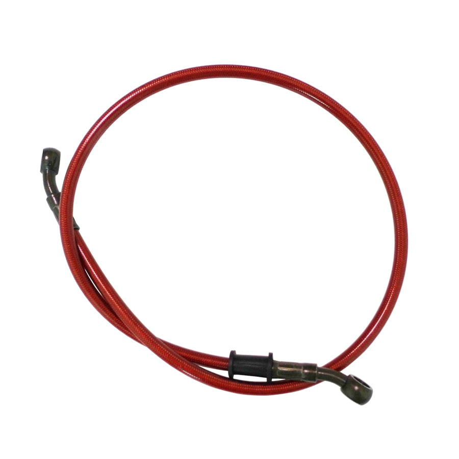 Motorcycle braided steel brake hydraulics cable 270-1500 mm 10 mm 28 Degrees