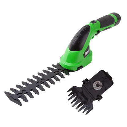 Taille-haie 7,2 V Coupe-herbe 2 en 1 avec batterie et chargeur 