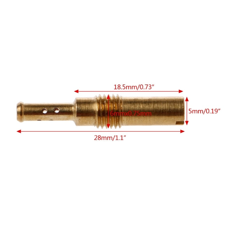 Motorcycle Carburetor Nozzle Jet types 32-52 for Keihin CVK PE PZ CB Carburetors