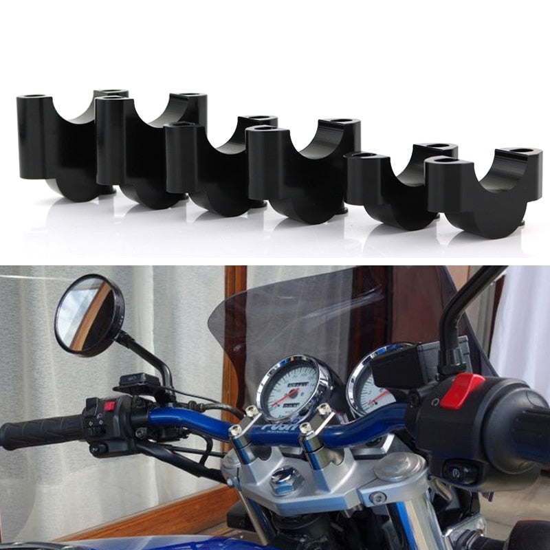 Handlebar Risers For KTM Honda Yamaha Suzuki BMW 1 1/8" 28mm Aluminum