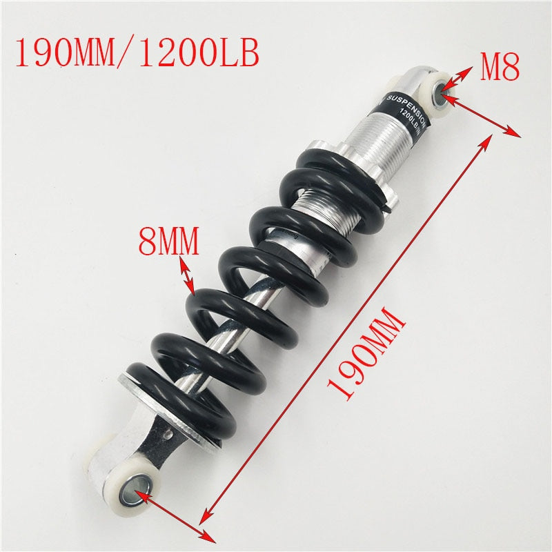 Amortiguador trasero de motocicleta 100-210mm 47-49cc para Minimoto ATV Quad E-Scooter