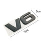 Autocollant automatique de voiture Logo 3D V6 pour Mercedes BMW Audi Ford Nissan Toyota Honda 