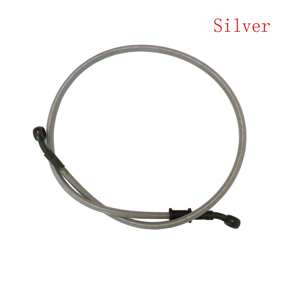 Motorcycle braided steel brake hydraulics cable 270-1500 mm 10 mm 28 Degrees