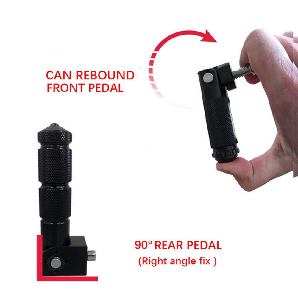 Reposapiés abatibles universales para moto 8mm