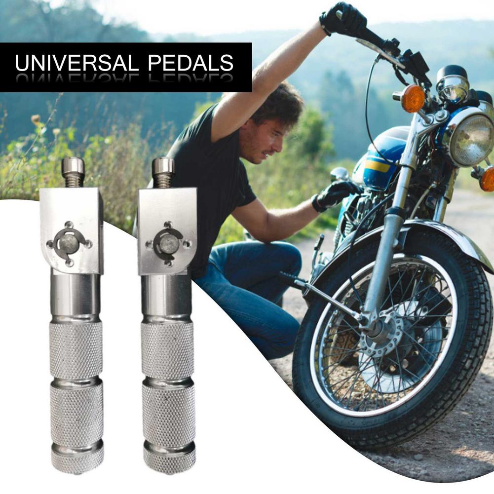 Motorcycle universal foldable footrests 8mm