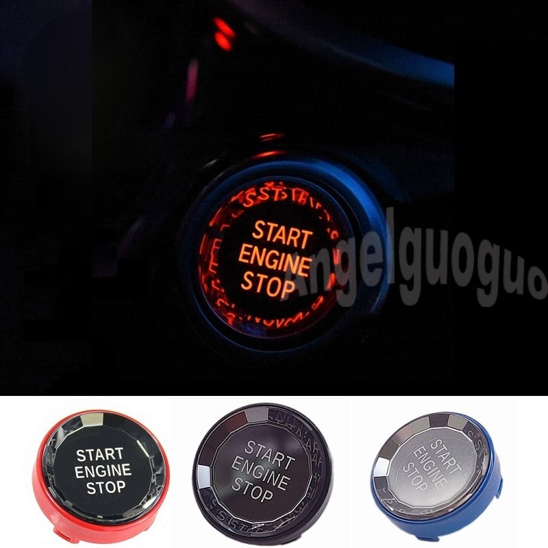 Car Auto Start Stop Button Stickers For BMW X1-5-6 E60-92 Z4