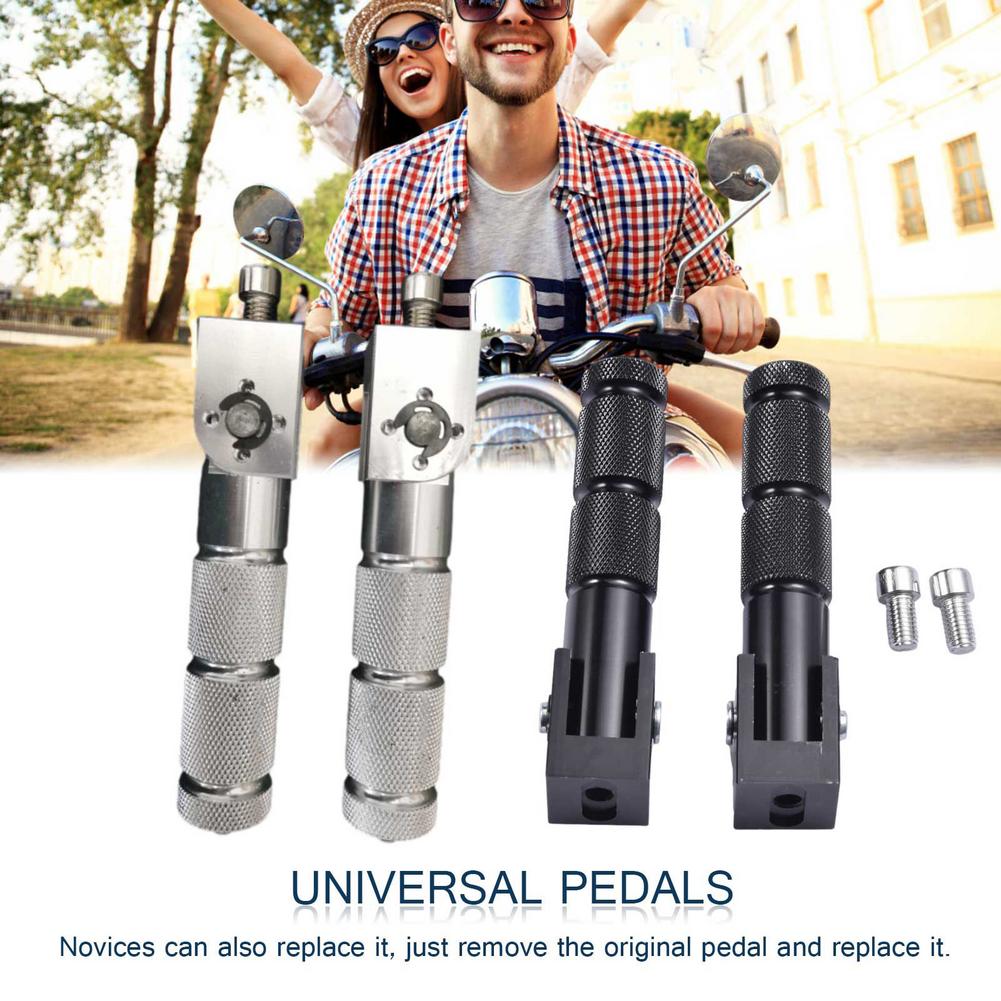 Reposapiés abatibles universales para moto 8mm