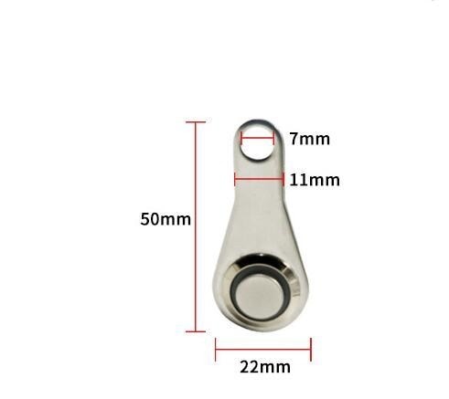 Interruptor universal de acero inoxidable LED ON-OFF 12V para motocicleta