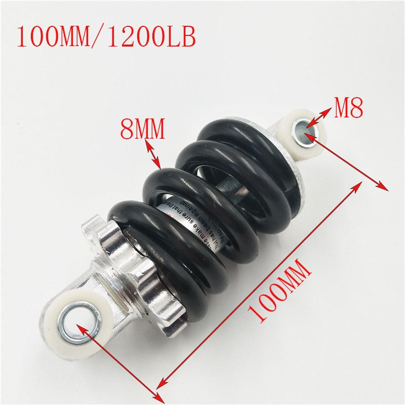 Amortisseur arrière de moto 100-210mm 47-49cc pour Minimoto ATV Quad e-scooter