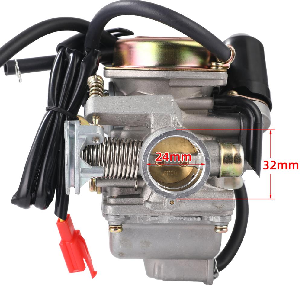 Carburateur de moto GY6 PD24J 125-150cc pour Scooter BAJA ATV Go Kart Scooter 