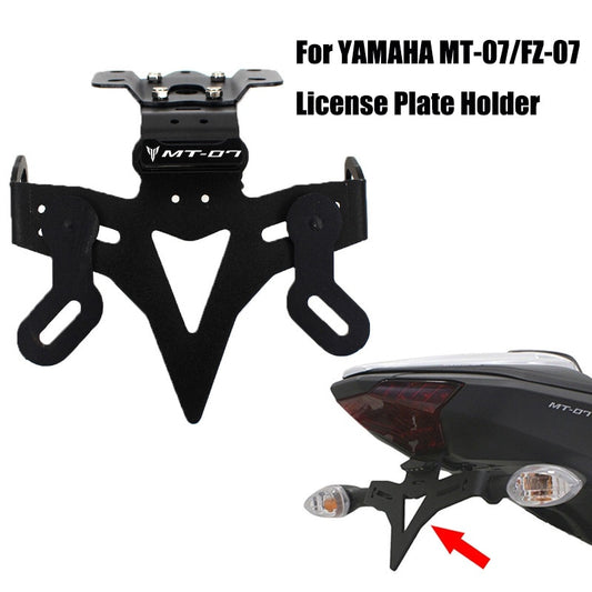 Support de plaque d'immatriculation moto pour Yamaha MT-07 FZ-07 2013-2022