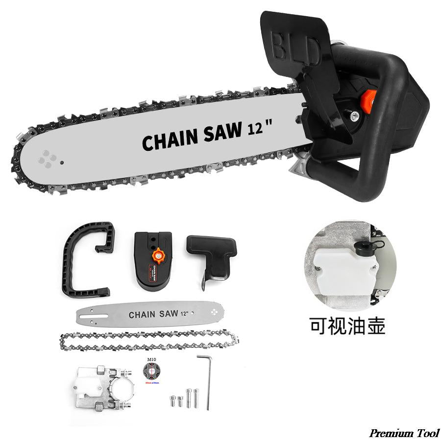 Angle Grinder to 11.5-12 In-29-30cm Chainsaw conversion Kit