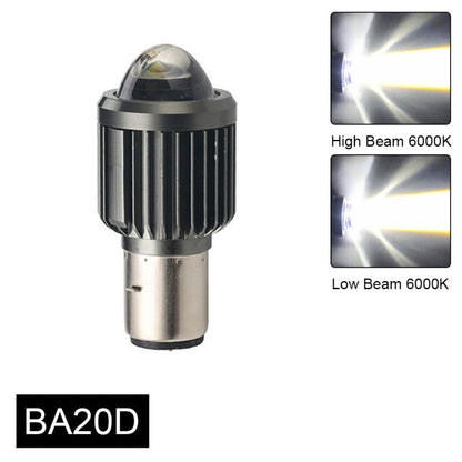 Moto H4 BA20D 12V 12000LM LED lumières phares faisceau Hi-Lo