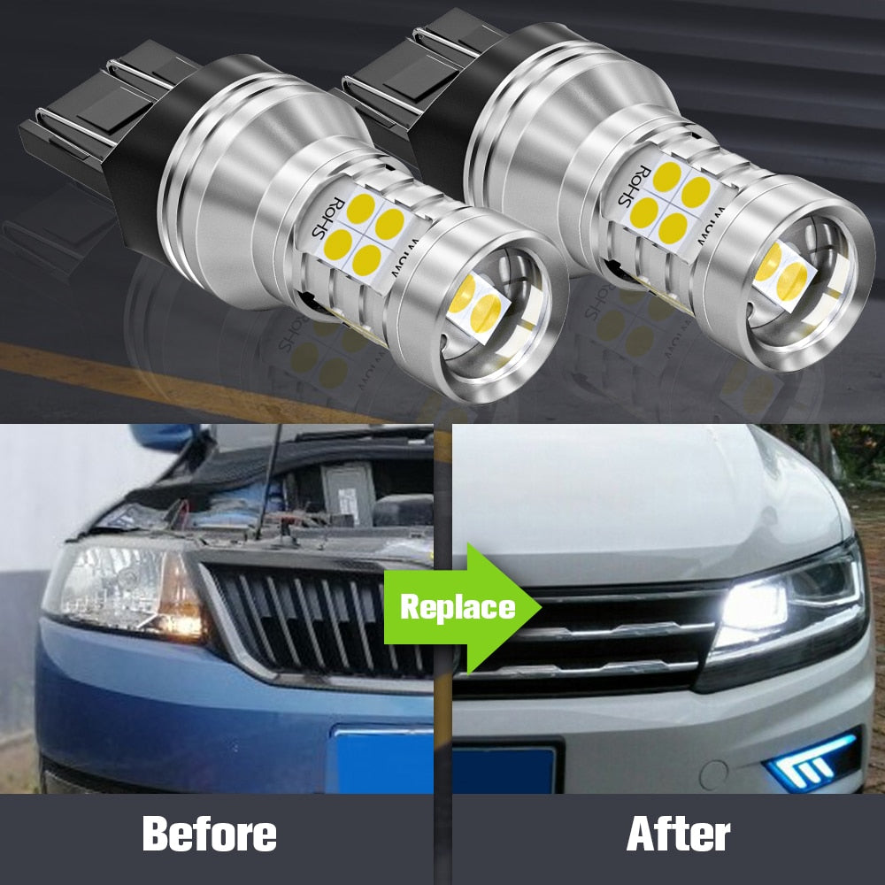 2x luz LED de circulación diurna DRL accesorios lámpara para Chevrolet Malibu 2012 2013 2014 2015 