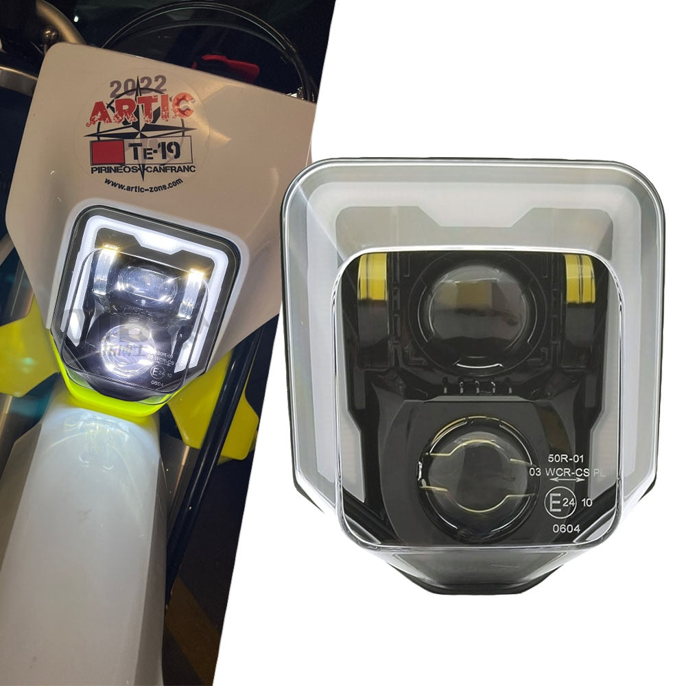 Faro LED para motocicleta Husqvarna TE FE TC FC 125 - 450 501 701 250i 300i