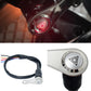 Motorcycle Handlebar Switch With LED Red Light Warning for 6.8mm Handlebars