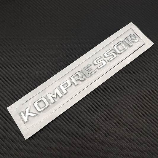 Etiqueta engomada del coche Kompressor 3D ABS para Mercedes C180 SLK200 CLS200 W203 W204 212