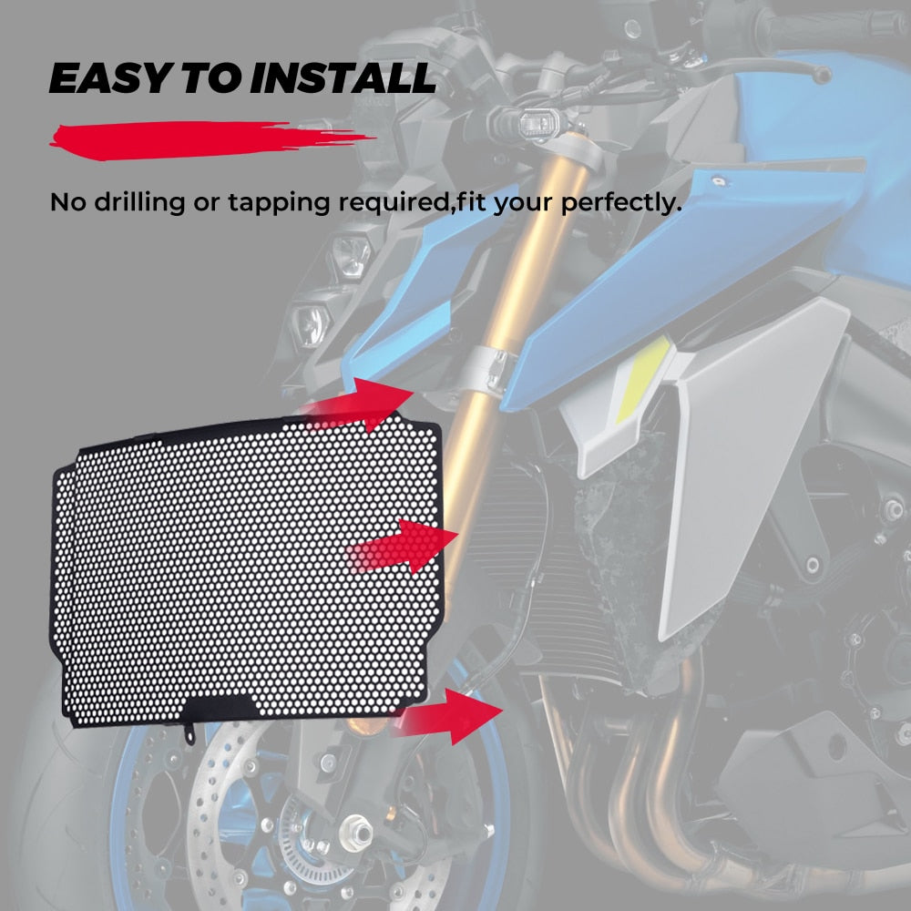 Motorcycle Radiator Cover For Suzuki GSX S1000 2022-2023