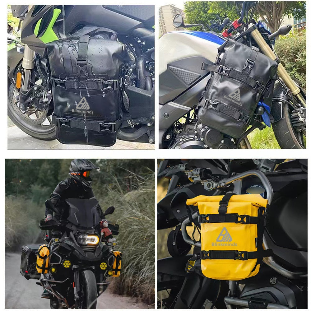 Sac à sangles étanche pour moto, pour pare-choc, cadre de barres de sécurité, pour Honda NT1100 