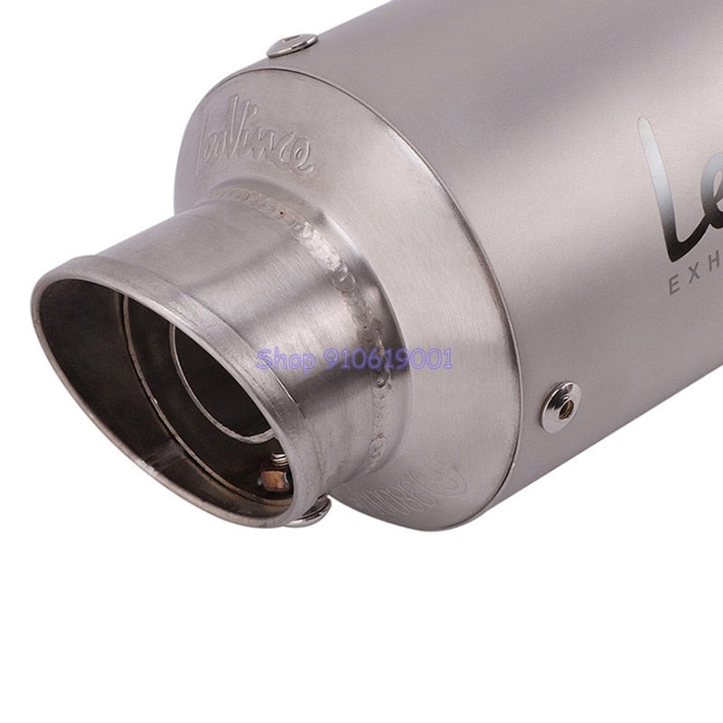 Motorcycle exhaust muffler LeoVince laser making L-R for 51 mm pipes