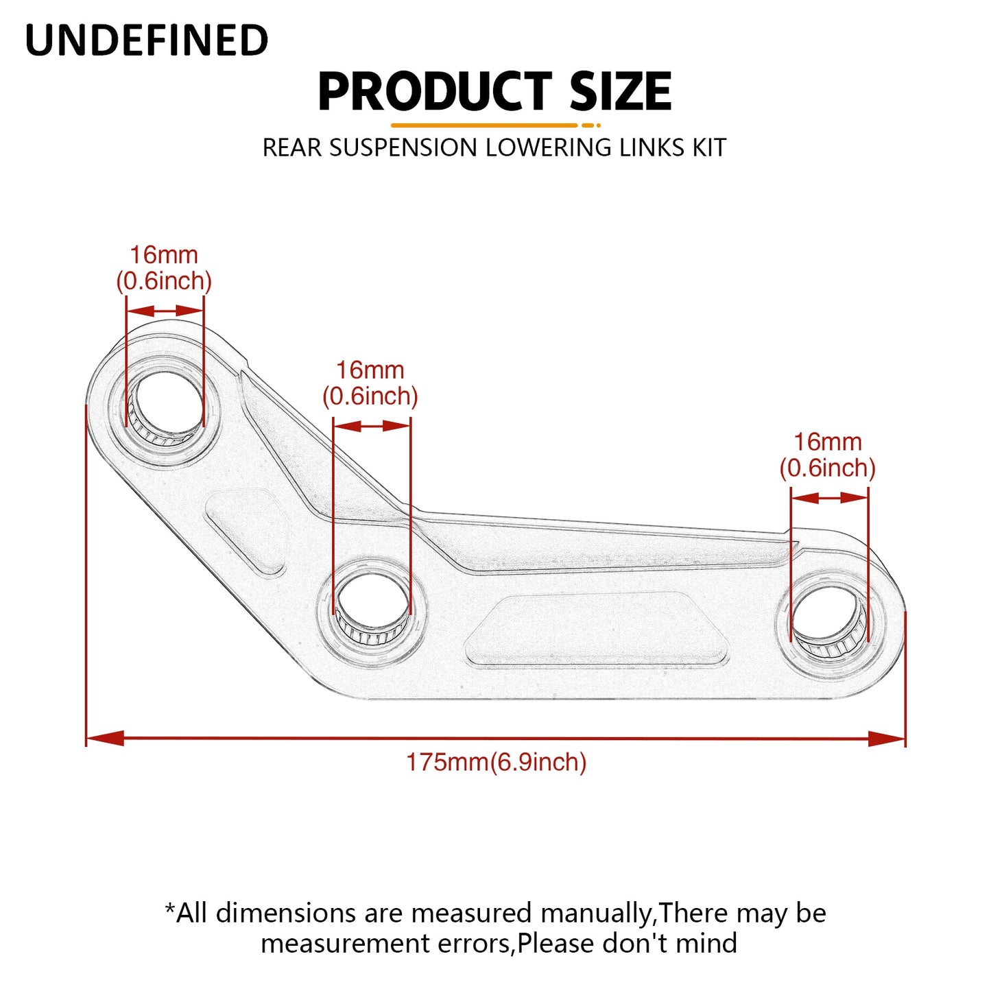 Kit de liens d'abaissement de suspension arrière de moto, pour Yamaha YZF R7 MT FZ 07 XSR 700