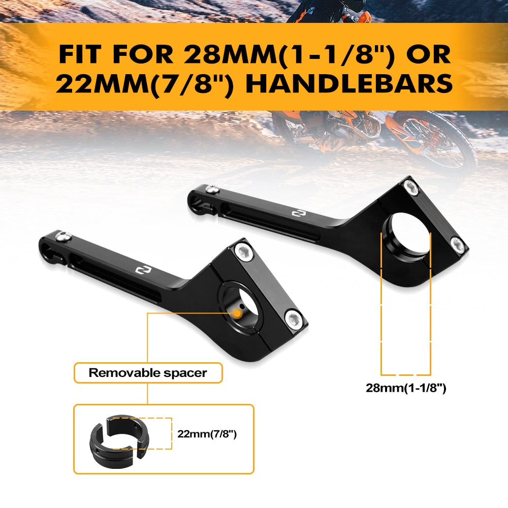 Motorcycle roadbook stand for KTM 690 Enduro R Husqvarna 701 Supermoto 22-28 mm