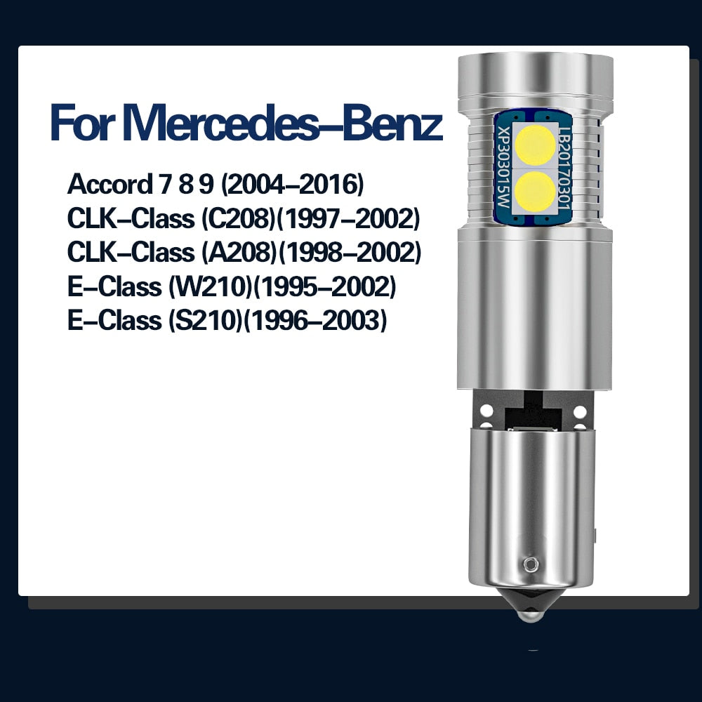 Luces de liquidación LED H6W BAX9S 64132 para Mercedes Benz CLK C208 A208 E W210 S210 