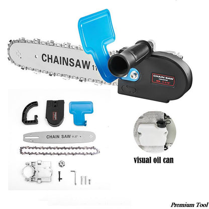 Angle Grinder to 11.5-12 In-29-30cm Chainsaw conversion Kit