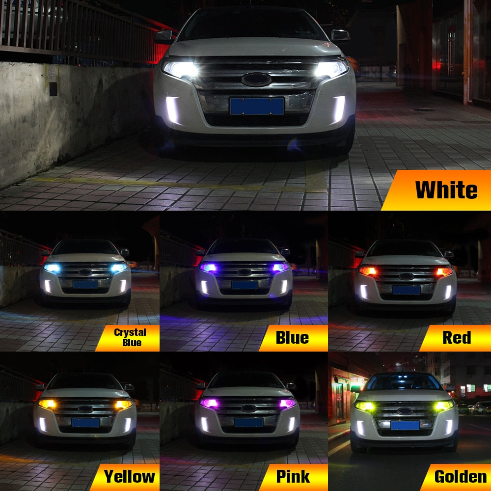 Bombilla de luz de distancia de seguridad para coche, lámpara LED de estacionamiento para Mercedes Benz clase W211 W212-2pk