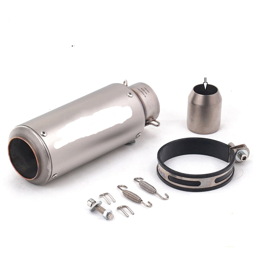 Motorcycle Exhaust Pipe-Muffler 51-60mm for Honda Yamaha Suzuki Kawasaki Benelli